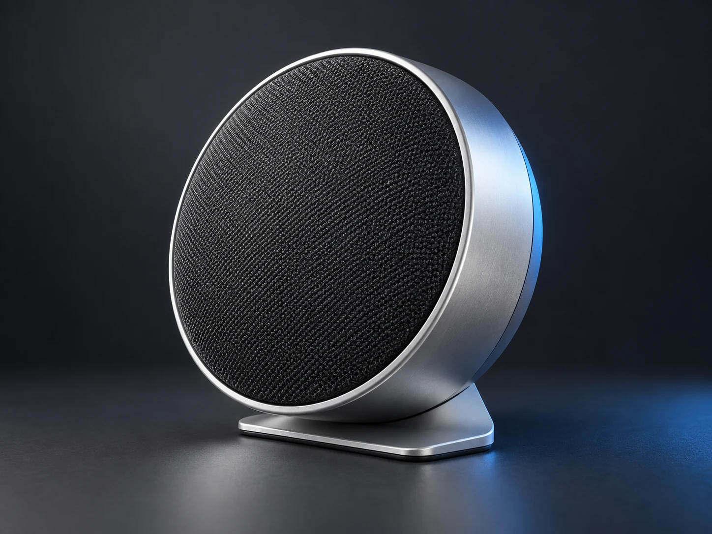 Original illustrative concept of Compact desktop speaker concept