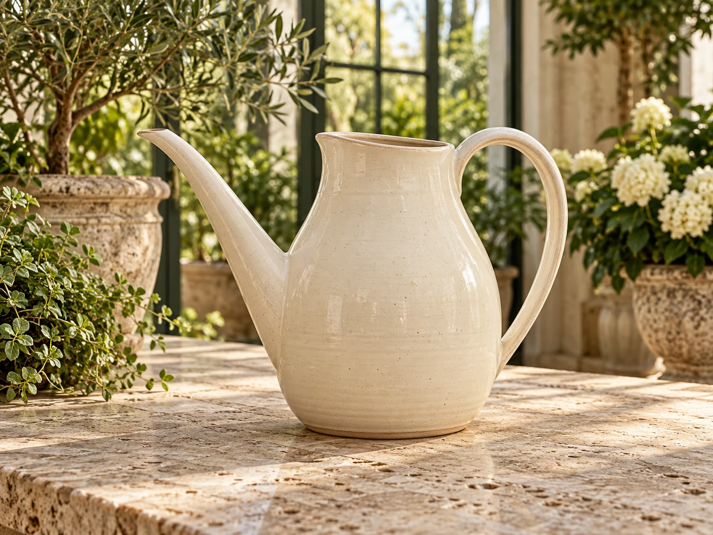 Original illustrative concept of Stoneware watering jug concept