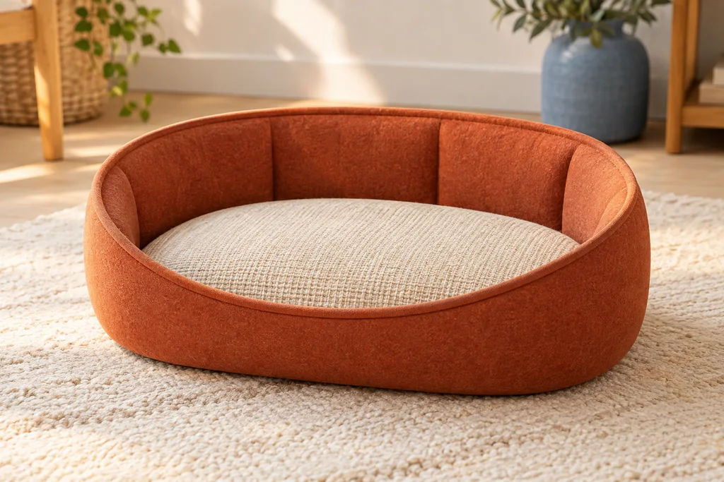 Original AI concept product scene: Nest / lounge bed