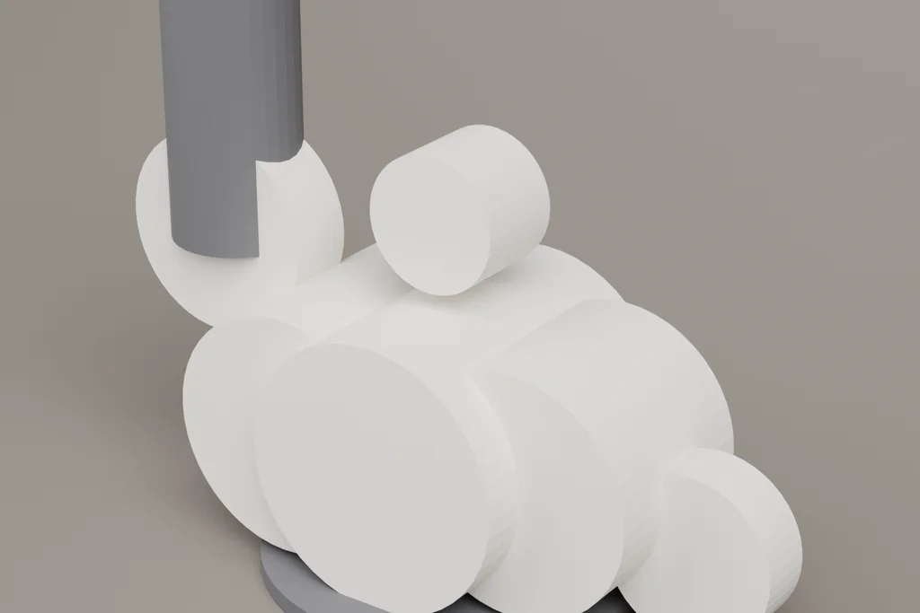 Original 3D render of a shoe last.