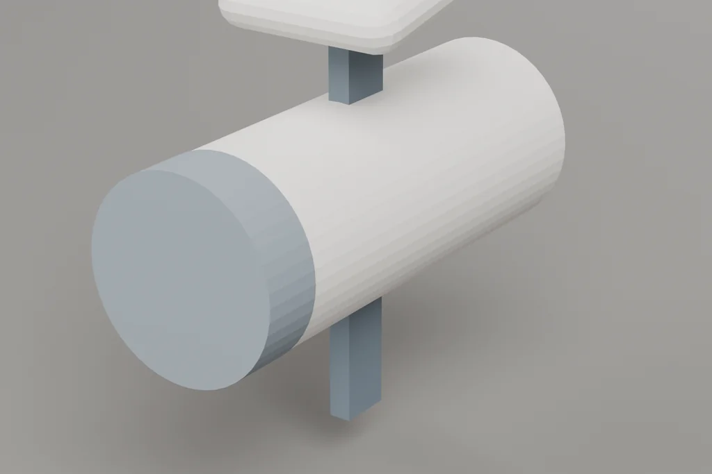 Original 3D render of a set-in sleeve.
