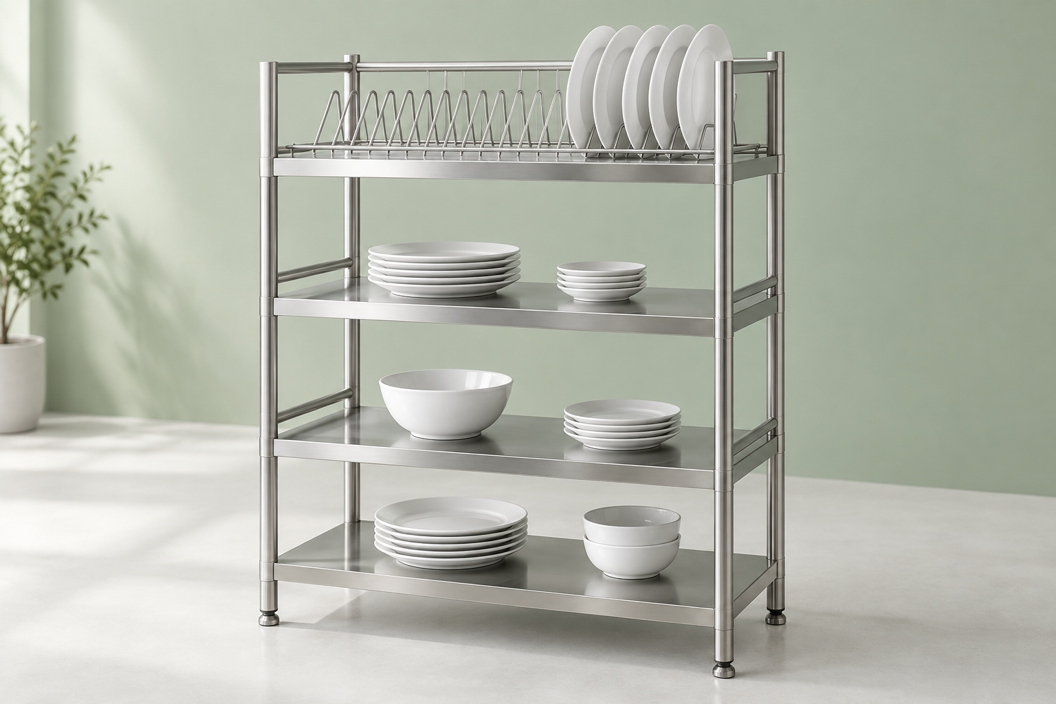 Clean-side rack concept — AI-generated fictional concept