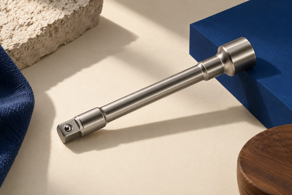 Extension Bar / fictional A stepped linear body with visibly different ends