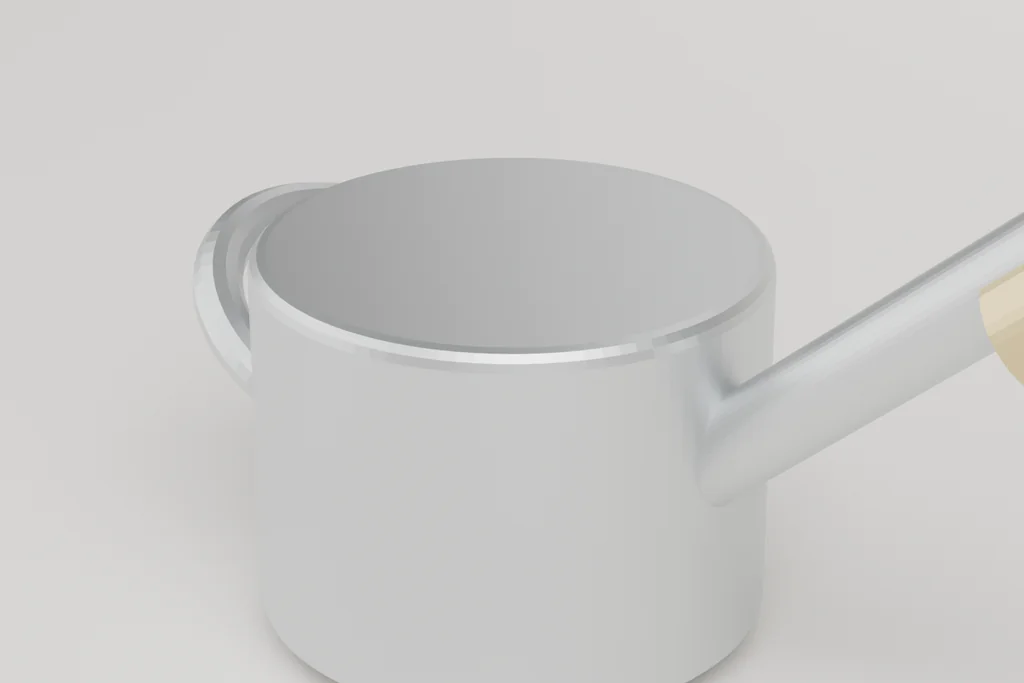 Original 3D render of a watering can.