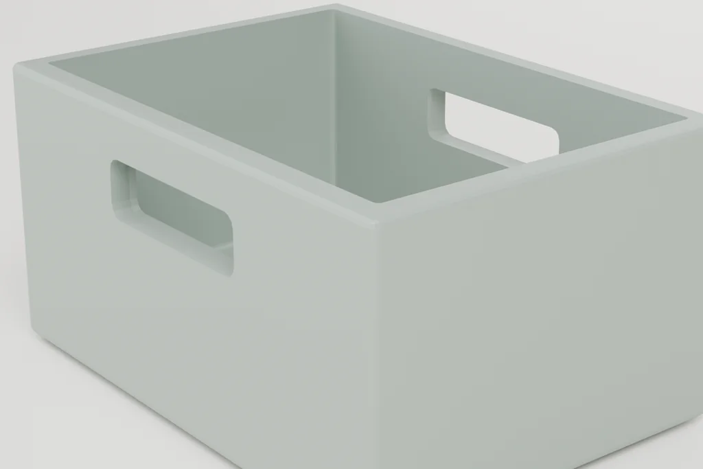 Original 3D render of a storage crate.