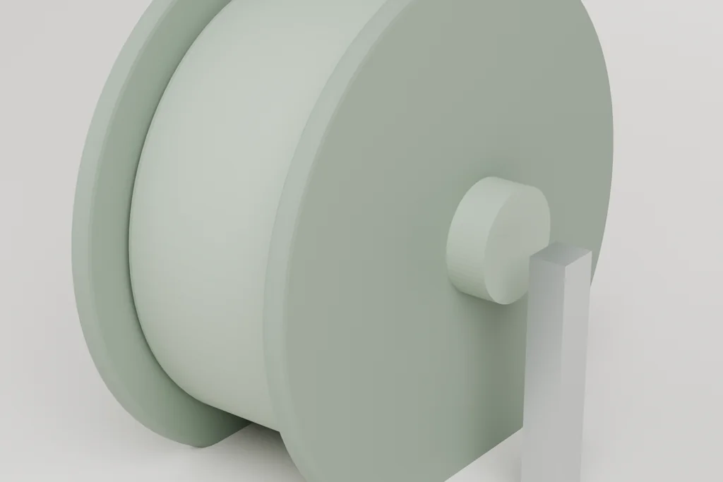 Original 3D render of a hose reel.