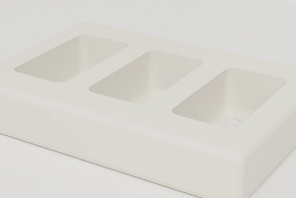 Original 3D render of a insert tray.