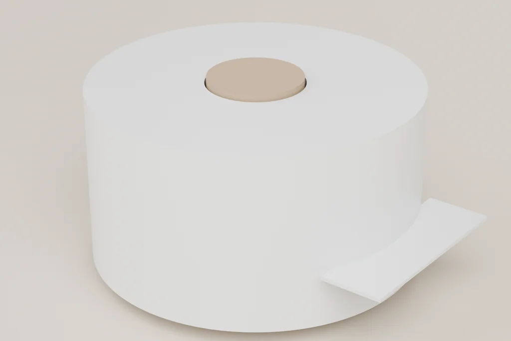 Original 3D render of a pallet wrap.