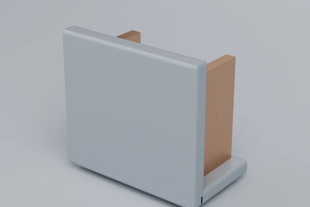 Original 3D render of a inverter bracket.