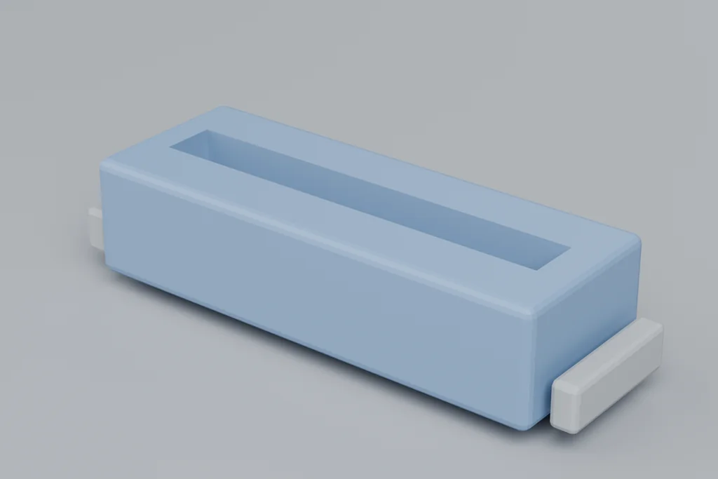Original 3D render of a ribbon idc.