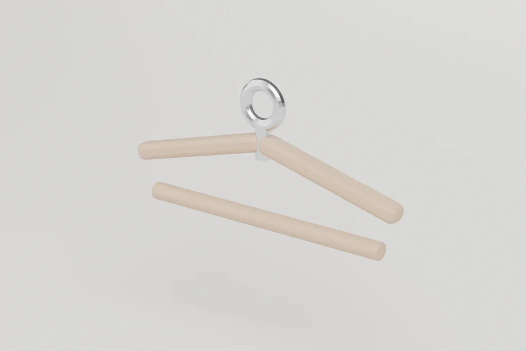 Original 3D render of a hanger.
