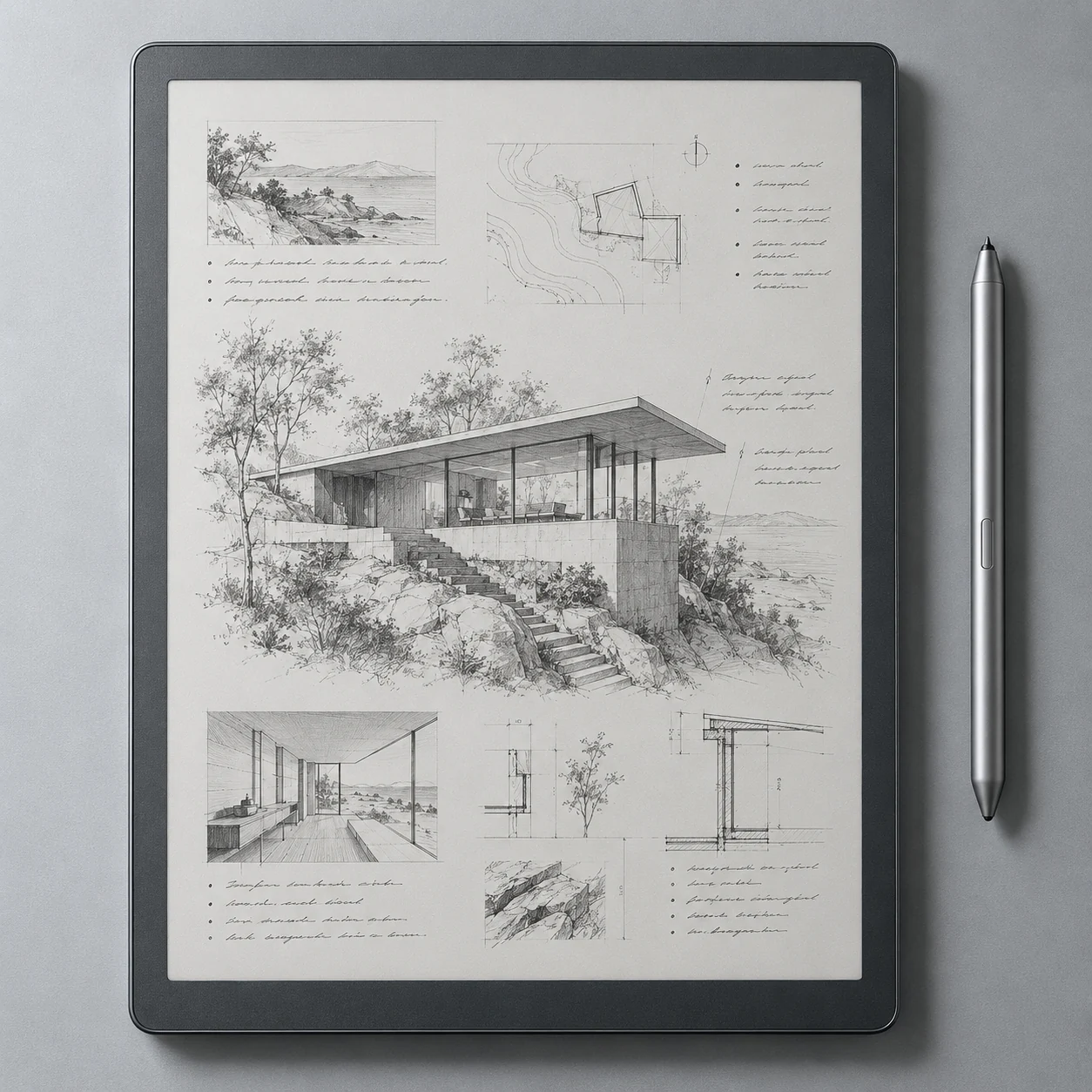 Original atlas concept illustration