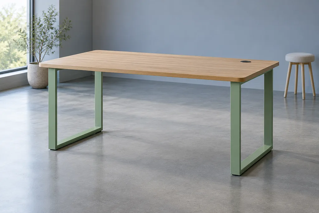 Original appearance concept: office single desk, fictional furniture appearance; not a verified construction