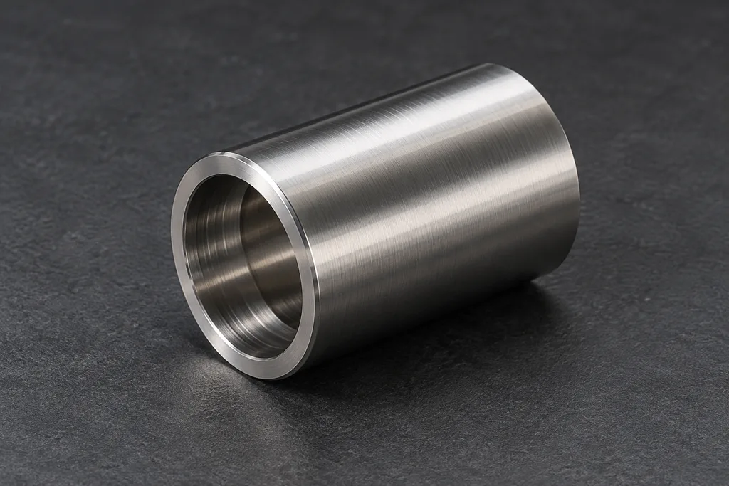 Original AI concept photograph: cnc turned sleeve