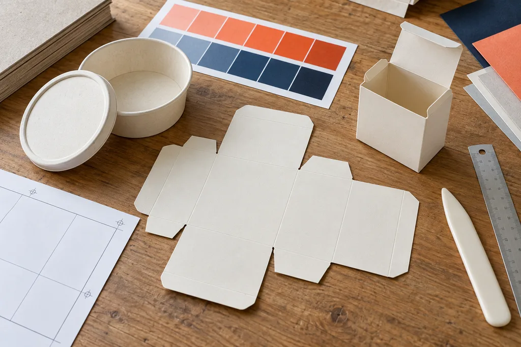 Original AI concept photograph: packaging process