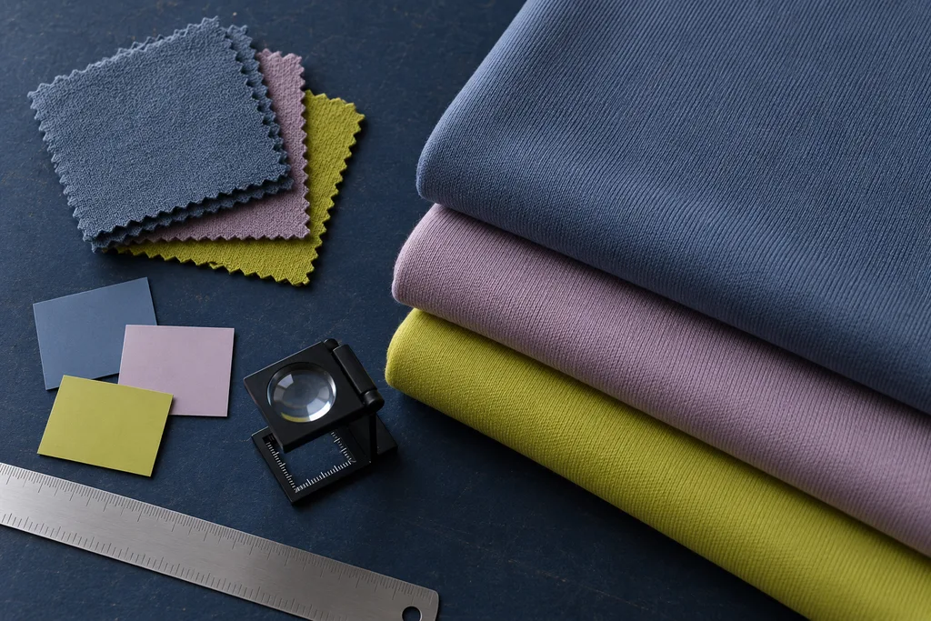 Original AI concept photograph: textile process