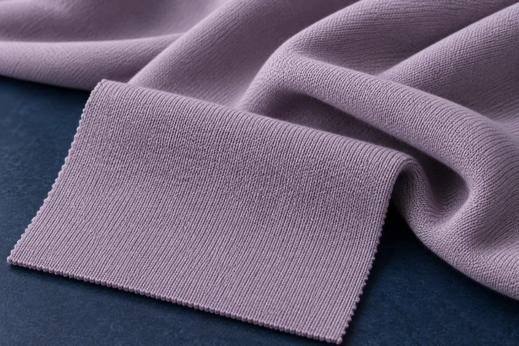 Original AI concept photograph: textile soft interlock