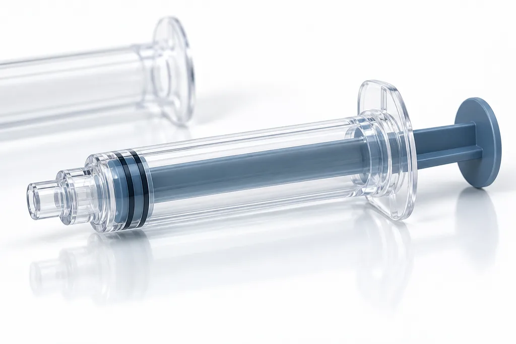 Original AI appearance concept: medical barrel study; not a verified product